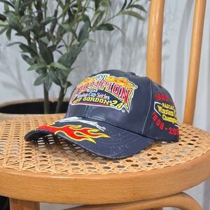NWT Retro Y2K Chase Authentics Black NASCAR Racing Jeff Gordon Cap